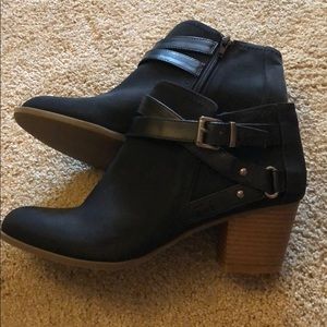Black Ankle Booties - Brand New size 10